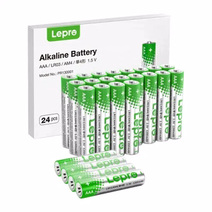 LEPRO 130001-24 AAA R3 alkaliparistot, 24 kpl pakkaus