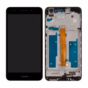 LCD-näyttö yhteensopiva Huawei Y6-II / Honor 5A valkoinen kehyksellä HQ