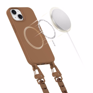 Tech-Protect MagNecklace MagSafe Suojakuori iPhone 14:lle - ruskea