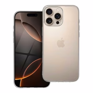 Läpinäkyvä 2 mm Suojakuori iPhone 16 PRO MAX:lle (kameransuoja)