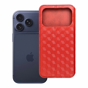 Flip case for iPhone 17 PRO / 18 PRO Cubic Book red