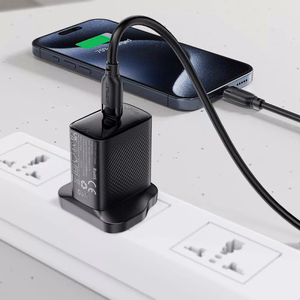 Acefast C16-03 USB-kaapeli USB-C - USB-C 1,2 m musta