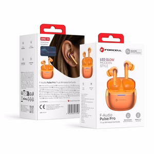 Forcell F-Audio Pulse Pro ANC + ENC TWS wireless earbuds – gold
