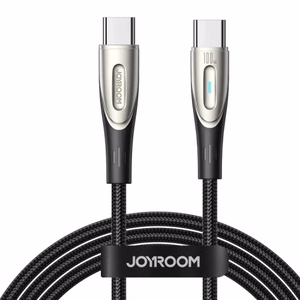 Joyroom Star-Light Series SA27-CC5 USB-C / USB-C kaapeli 100W 1.2m - musta