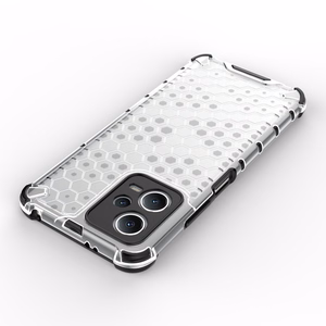 Honeycomb panssari hybridinen Suojakuori Xiaomi Redmi Note 12 5G / Poco X5 5G:lle musta
