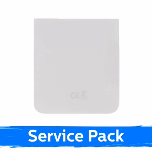 Back Cover Compatible With Samsung F761 Z Flip7 FE / White / (Service Pack)