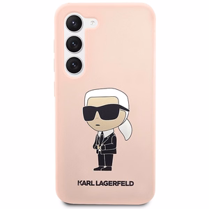 Karl Lagerfeld KLHCS23SSNIKBCP S23 S911 kovakuori vaaleanpunainen/vaaleanpunainen Silikoninen Ikonik