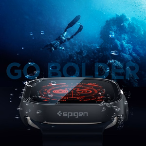 Spigen Thin Fit 360 -suojakuori Apple Watch Ultra 49 mm -mallille, musta