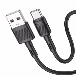 Hoco X83 USB-A - USB-C -kaapeli 3A 1 m musta