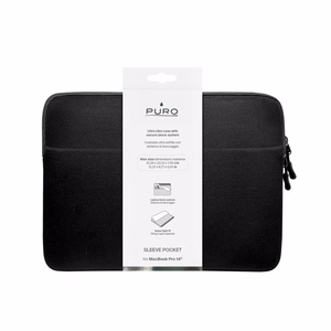 Puro Slim Pocket 14" kannettavan tietokoneen laukku - musta