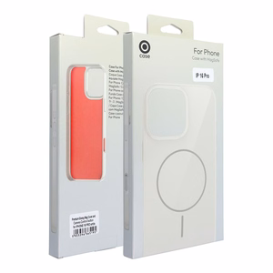 Suojakuori iPhone 17 AIR:lle Glossy Mag Cover MagSafe-yhteensopiva valkoinen