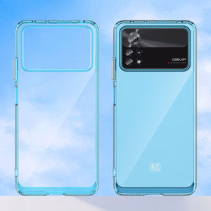 Outer Space Kotelo Xiaomi Poco X4 Pro 5G kansi joustava kehys musta