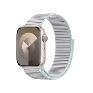 Crong Nylon Sport strap for Apple Watch 38 / 40 / 41 mm and 42 mm (Series 10 / 11), pastel grey