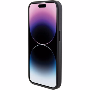 KARL LAGERFELD Suojakuori IPHONE 15 Prolle KLHCP15LPQKPMK (Quilted Pattern) musta
