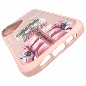 NIMMY Suojakuori COOL&CUTE 2.0 Kissa iPhone 16:lle vaaleanpunainen