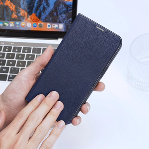 Dux Ducis Skin X2 kotelo iPhone 14 Plus kotelo magneettiläpällä sininen