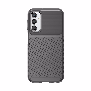 Thunder Case -silikoninen panssarisuojakuori Samsung Galaxy A24 4G:lle musta