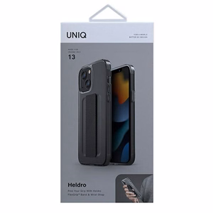 Uniq Heldro kotelo iPhone 13:lle - harmaa