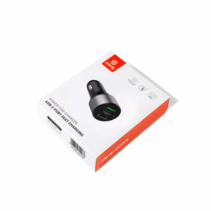Crong Power 63 W autolaturi USB-C PD 45 W- ja USB-A QC 3.0 18 W -liitännöillä, musta