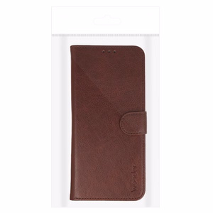 WONDER COMMON Universal Book Case (SIZE L) for Iphone 6 Plus/7 Plus/8 Plus/Xs Max/11 Pro Max/Samsung S20 FE/S21 FE/S10 Plus/A10/A32/A54/Xiaomi 12 Lite/Huawei P30 Pro brown