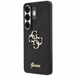 Guess Fixed Glitter Big 4G Metal Logo case for Samsung Galaxy S26 Ultra - black