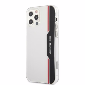AMG Electroplate Vertical Suojakuori iPhone 12 / iPhone 12 Pro:lle - läpinäkyvä