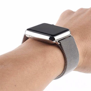 Magnetic Strap Apple Watch 38/40mm Magneettinen Hihna Apple Watch Ranneke - punainen