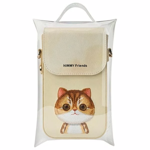 NIMMY puhelinlaukku BIG EYED PET 2.0 Kissa khaki