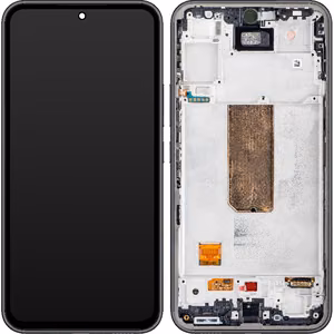 LCD-näyttö Samsung A546 A54 5G 2023 kosketusnäytöllä ja kehyksellä Graphite alkuperäinen (käytetty Grade B)