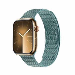 Crong Melange magnetic strap for Apple Watch 38 / 40 / 41 mm and 42 mm (Series 10 / 11), turquoise melange