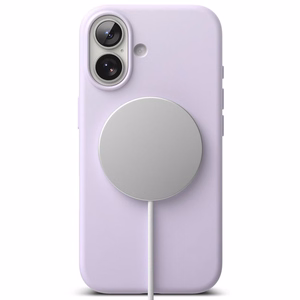 Ringke Silicone Magnetic MagSafe -suojakuori iPhone 17 - violetti