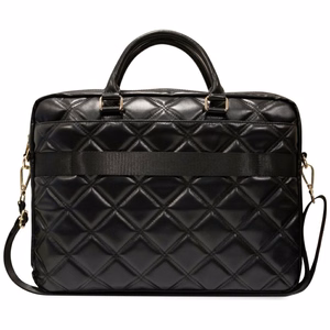 Guess 4G Quilted bag for a 16" laptop - black