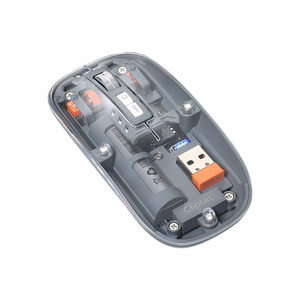 Cliptec Tietokonehiiri Transparent RZS630 langaton optinen 1600DPI