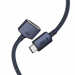 Tech-Protect MMC01 Ultraboost USB-C / MagSafe 3 140W 300cm kaapeli mallille MacBook, tummansininen