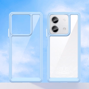 Outer Space Suojakuori geelirungolla Xiaomi Redmi Note 13 5G:lle - sininen
