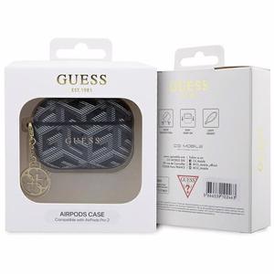 Guess GUAP2PGCE4CK Suojakuori AirPods Pro 2:lle - musta GCube Charm