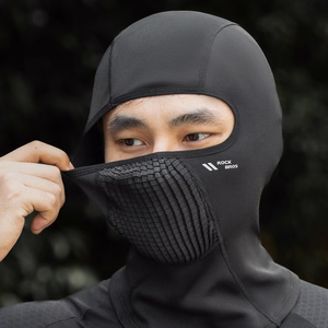 Rockbros LF25699 Fleece Bicycle Balaclava - Black