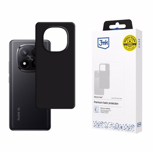 3mk silikonisuojakuori Xiaomi Redmi Note 14 Pro+ - musta