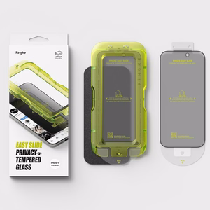 Ringke Easy Slide 2-pack Privacy Glass for iPhone 17 Pro - Black
