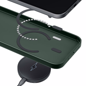 3mk Smoke MagCase - suojakuori iPhone 17 Pro:lle - vihreä-läpikuultava