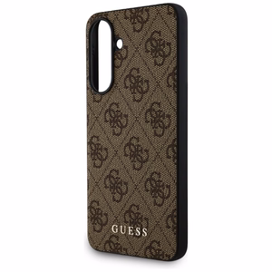 Guess 4G Metal Gold Logo suojakuori Samsung Galaxy A36 - ruskea