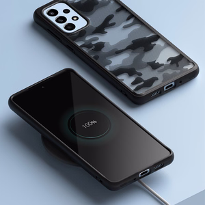 Ringke Fusion Fusion Matte tpu tapauksessa kehys Samsung Galaxy A73 musta musta