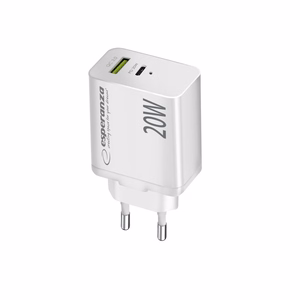 Esperanza EZC105W verkkolaturi 20W valkoinen