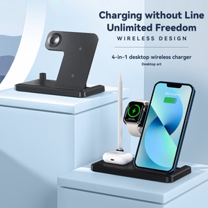 Wireless Charger Essager "JG 4in1" Black 15W (iPhone / Apple Watch / Airpods / Pencil)
