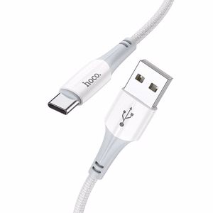 Hoco USB-A - USB-C -kaapeli 3A 1 m X70 valkoinen