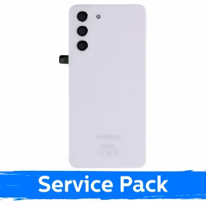 Takakuori yhteensopiva Samsung G990 S21 FE / valkoinen / (Service Pack)
