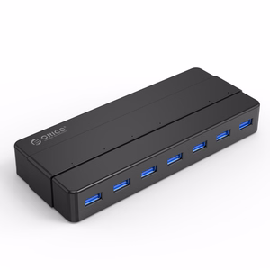 Orico H7928-U3-V1 Keskitin 7x USB-A 3.0 - musta