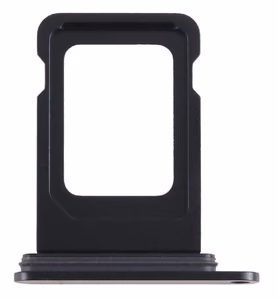 SIM-kortinpidike iPhone 15 Pro/15 Pro Max musta alkuperäinen (käytetty Grade A)
