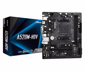 ASROCK A520M-HDV AM4 2xDDR4 mATX MB