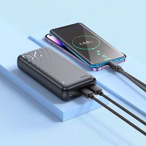 Hoco J123A varavirtalähde 20 000 mAh (2x USB-A, 1x USB-C) - musta